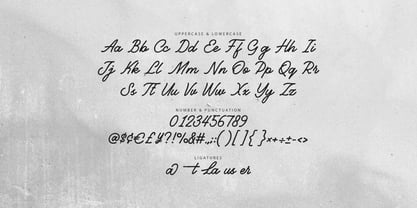 MC Laustera Font Poster 7