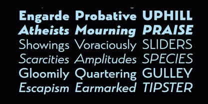 Argent Font Poster 6