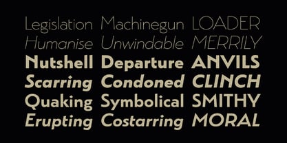 Argent Font Poster 4