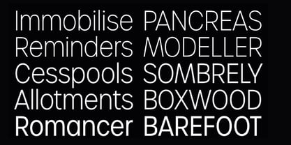 Urbane Font Poster 7