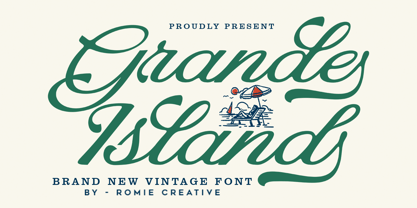 Grande Island Font Poster 1