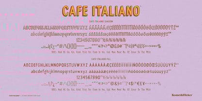 Cafe Italiano Font Poster 15