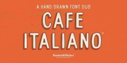 Cafe Italiano Font Poster 1