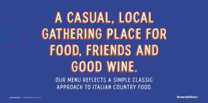 Cafe Italiano Font Poster 6