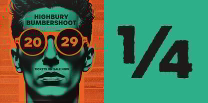 Urbane Rough Font Poster 2