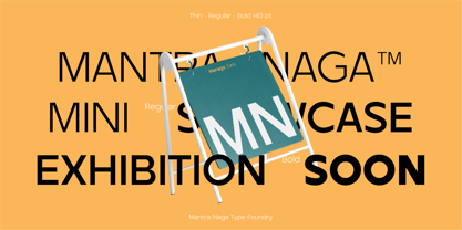 MN Managa Sans Font Poster 4