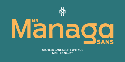 MN Managa Sans Font Poster 1