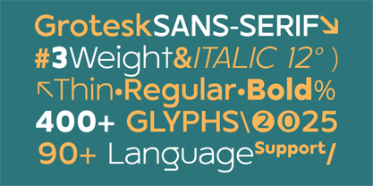 MN Managa Sans Font Poster 2