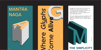 MN Managa Sans Font Poster 9