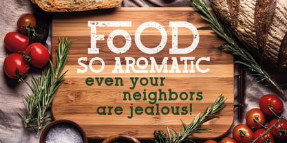 Savory Slab Font Poster 6