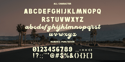 Summer Ambience Font Poster 7