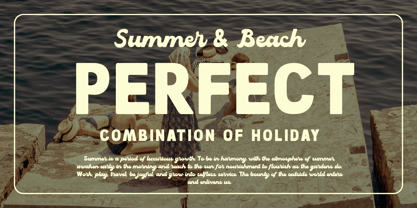 Summer Ambience Font Poster 2