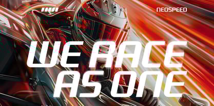 Neospeed Font Poster 2