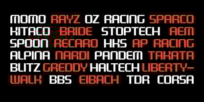 Neospeed Font Poster 6