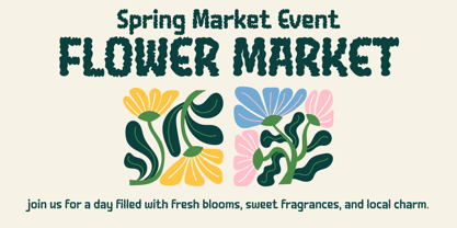 Blacem Font Poster 8