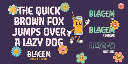 Blacem Font Poster 2