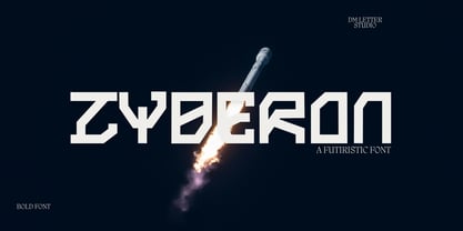 Zyberon Font Poster 1