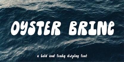 Oyster Brine Font Poster 1
