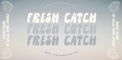 Oyster Brine Font Poster 2