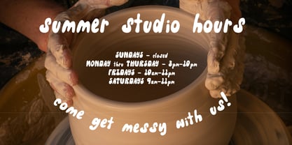 Oyster Brine Font Poster 8