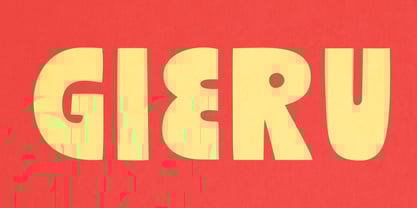 Gieru Font Poster 1