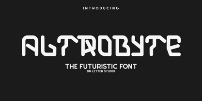 Altrobyte Font Poster 1