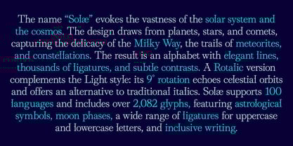 Solae Font Poster 3