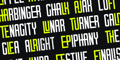 Nilmero Font Poster 4