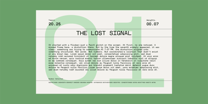 Gail Rock Font Poster 2