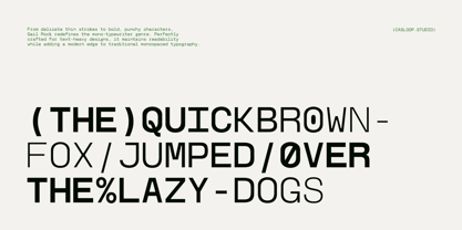 Gail Rock Font Poster 6