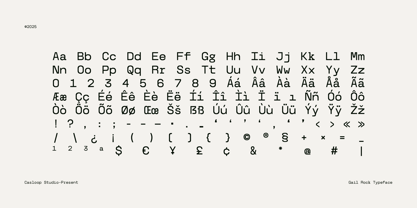 Gail Rock Font Poster 7