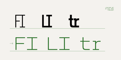 Gail Rock Font Poster 4