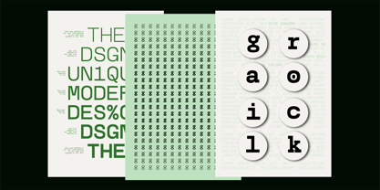 Gail Rock Font Poster 9