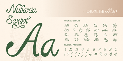 Nufaria Font Poster 2