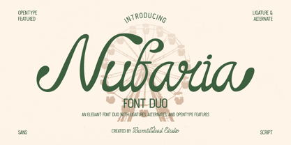 Nufaria Font Poster 1