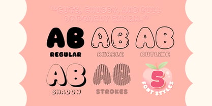 Fox Peachi Font Poster 2