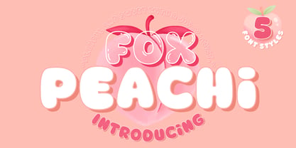 Fox Peachi Font Poster 1