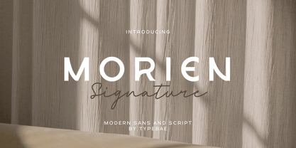 Morien Font Poster 1