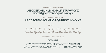 Morien Font Poster 7