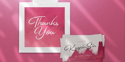 Sundown Script Font Poster 5