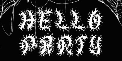 Mortal Demon Font Poster 3