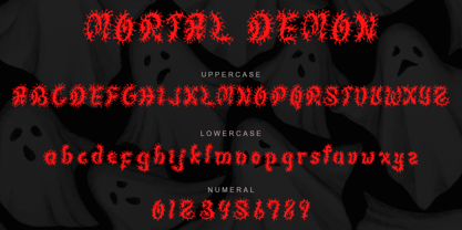 Mortal Demon Font Poster 5