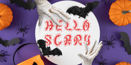 Mortal Demon Font Poster 2