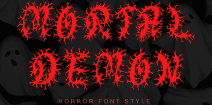 Mortal Demon Font Poster 1