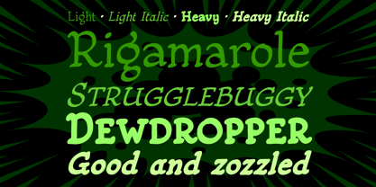 Fiddlefaddle Font Poster 5