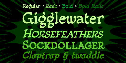 Fiddlefaddle Font Poster 3