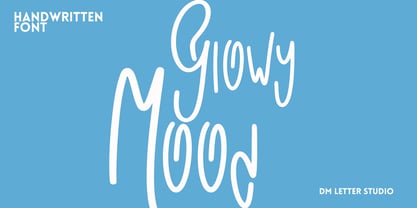 Glowy Mood Font Poster 1