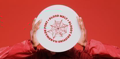 Blood Melt Font Poster 9