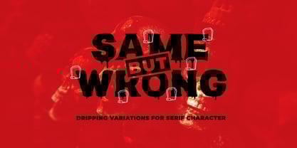 Blood Melt Font Poster 7