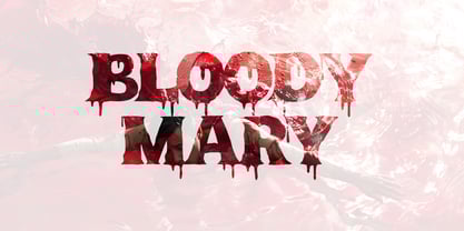Blood Melt Font Poster 5